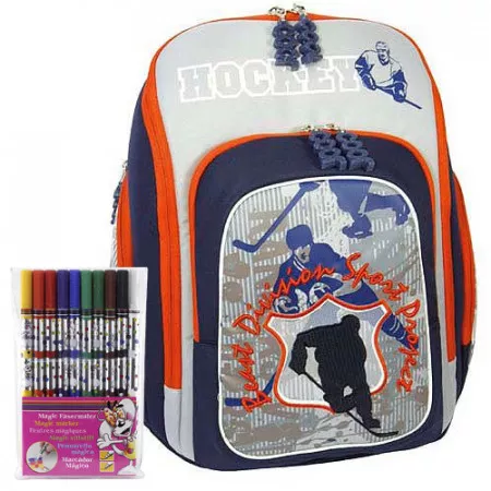 Školní batoh Cool Cherry set, hokej 