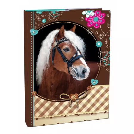 Školní box A4 s klopou STIL, Sweet Horse